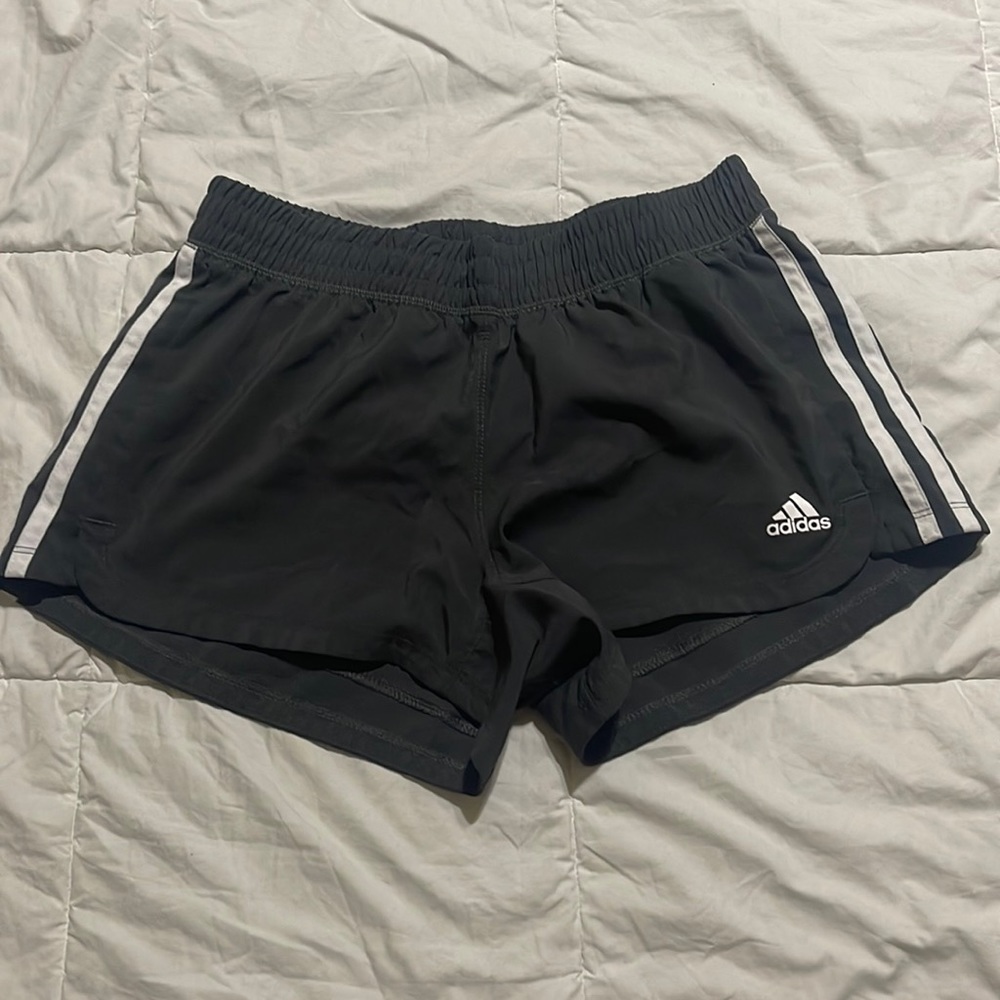 Adidas small charcoal gray shorts